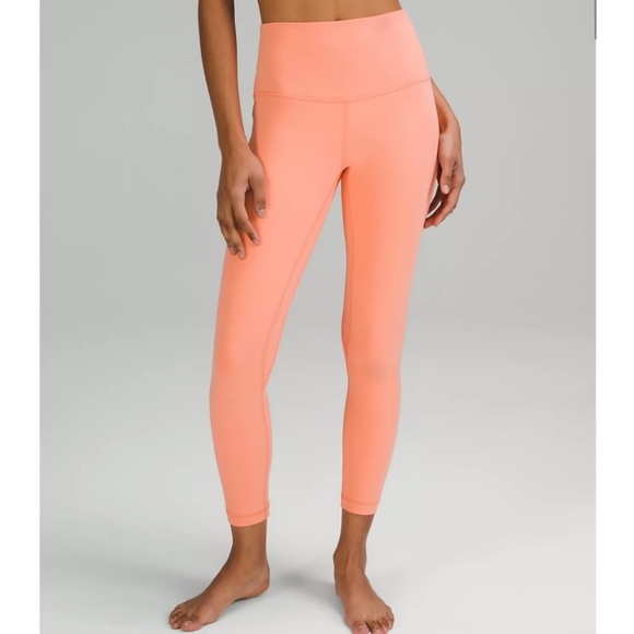 Lululemon Align High Rise Pants Leggings Sunny Coral 10 NWT - Picture 2 of 12
